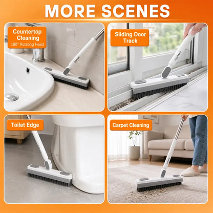 SOPAMI 360° Rotating Gap Cleaning Tool -Extendable Adjustable No-Touch Cleaner forWindows, Sliding Doors, Narrow Spaces, HomeDeep Cleaning